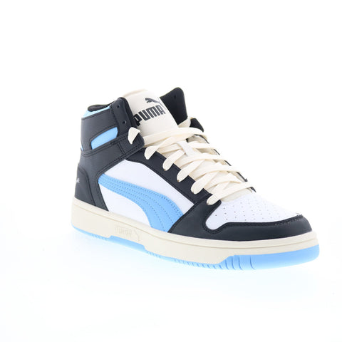 Puma Rebound Layup SL 36957360 Mens White Leather Lifestyle Sneakers Shoes