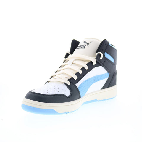 Puma Rebound Layup SL 36957360 Mens White Leather Lifestyle Sneakers Shoes