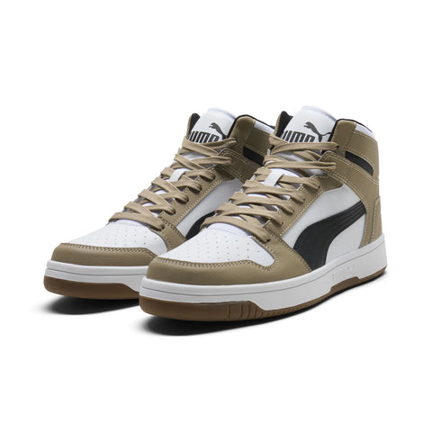 Puma Rebound Layup SL 36957362 Mens White Lifestyle Sneakers Shoes