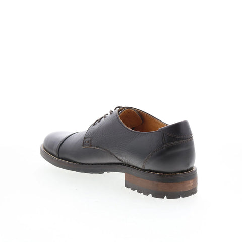 T.B. Phelps 3709-10-100 Mens Brown Leather Oxfords & Lace Ups Cap Toe Shoes