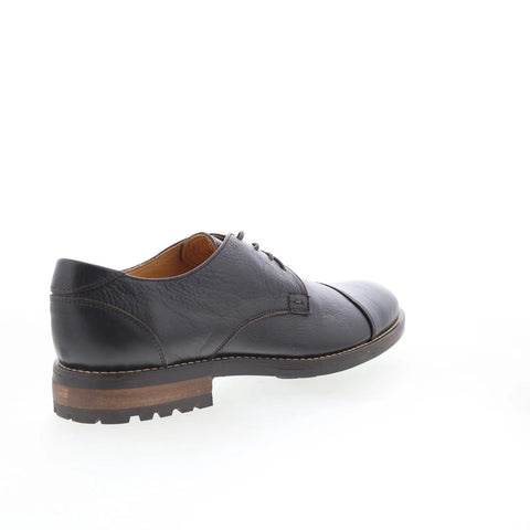 T.B. Phelps 3709-10-100 Mens Brown Leather Oxfords & Lace Ups Cap Toe Shoes