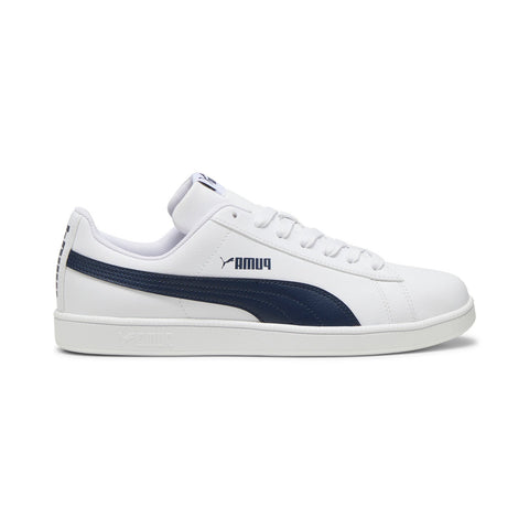 Puma Up 37260548 Mens White Leather Lace Up Lifestyle Sneakers Shoes
