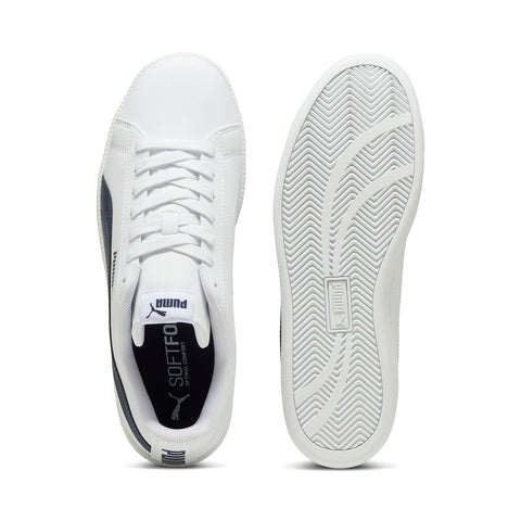 Puma Up 37260548 Mens White Leather Lace Up Lifestyle Sneakers Shoes