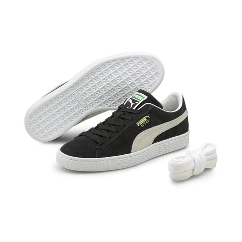 Puma Suede Classic XXI 37491501 Mens Black Suede Lifestyle Sneakers Shoes