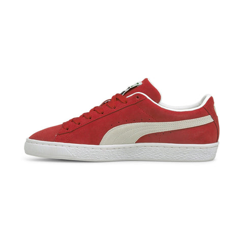 Puma Suede Classic XXI 37491502 Mens Red Suede Lifestyle Sneakers Shoes