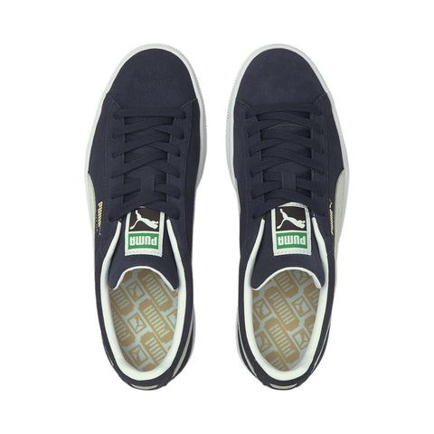 Puma Suede Classic XXI 37491504 Mens Blue Suede Lifestyle Sneakers Shoes