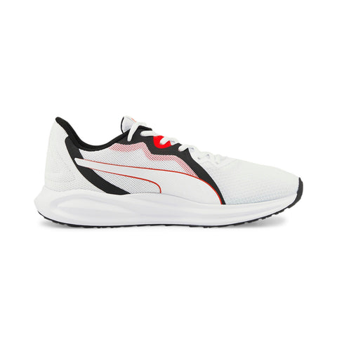 Puma Twitch Runner 37628904 Mens White Canvas Athletic Running Shoes