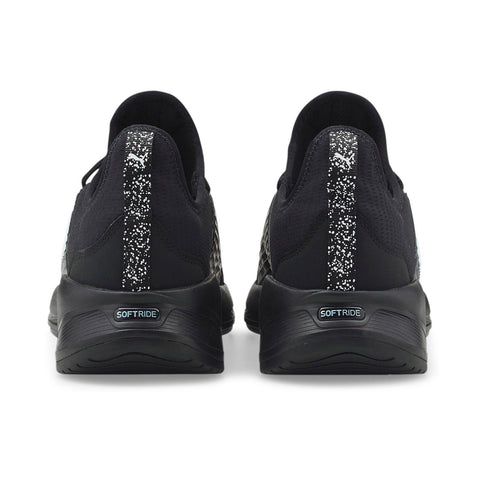 Puma Softride Premier Slip-On Camo Mens Black Canvas Athletic Running Shoes