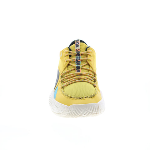 Puma Court Rider HC 37687501 Mens Yellow Synthetic Athletic Basketball Shoes