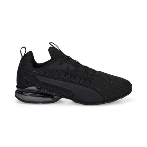 Puma Axelion NXT Camo 37696602 Mens Black Canvas Athletic Running Shoes