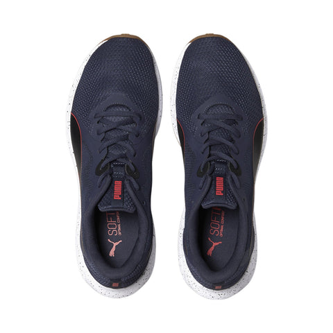 Puma Twitch Runner Speckle 37719601 Mens Blue Canvas Athletic Running Shoes