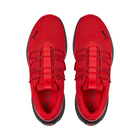 Puma Softride One4All 37767101 Mens Red Mesh Lace Up Athletic Running Shoes
