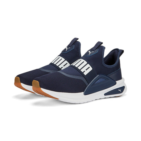 Puma Softride Enzo EVO Slip-On 37787502 Mens Blue Athletic Running Shoes