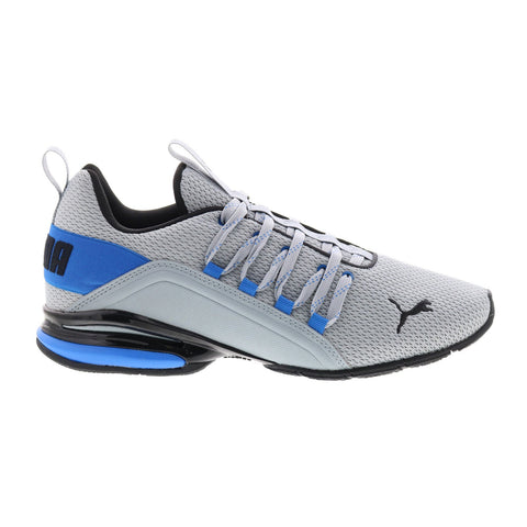 Puma Axelion Refresh 37791110 Mens Gray Canvas Athletic Running Shoes