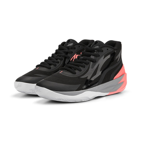 Puma Lamelo Ball MB.02 37828701 Mens Black Athletic Basketball Shoes