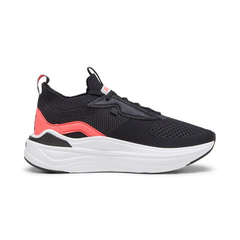Puma Softride Stakd 37882702 Womens Black Canvas Athletic Running Shoes