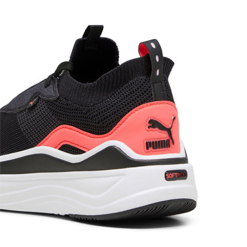 Puma Softride Stakd 37882702 Womens Black Canvas Athletic Running Shoes