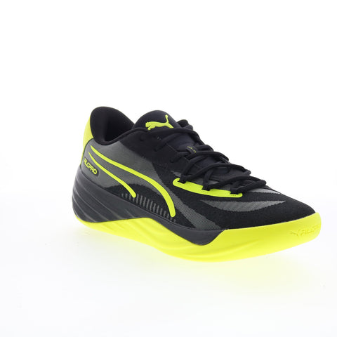 Puma All-Pro Nitro 37907912 Mens Black Mesh Athletic Basketball Shoes