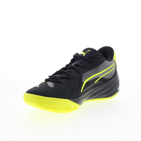 Puma All-Pro Nitro 37907912 Mens Black Mesh Athletic Basketball Shoes