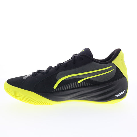 Puma All-Pro Nitro 37907912 Mens Black Mesh Athletic Basketball Shoes