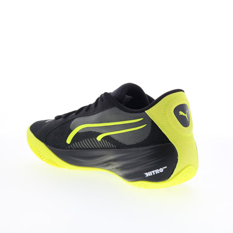 Puma All-Pro Nitro 37907912 Mens Black Mesh Athletic Basketball Shoes