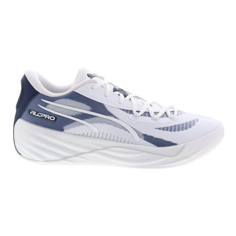 Puma All-Pro Nitro Team 37908103 Mens White Athletic Basketball Shoes