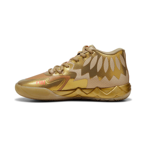 Puma Lamelo Ball MB.01 Golden Child Mens Gold Basketball Athletic Shoes