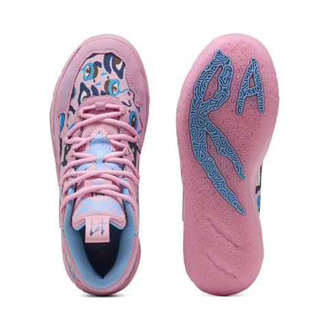 Puma MB.03 Kid Super 37932801 Mens Pink Leather Athletic Basketball Shoes