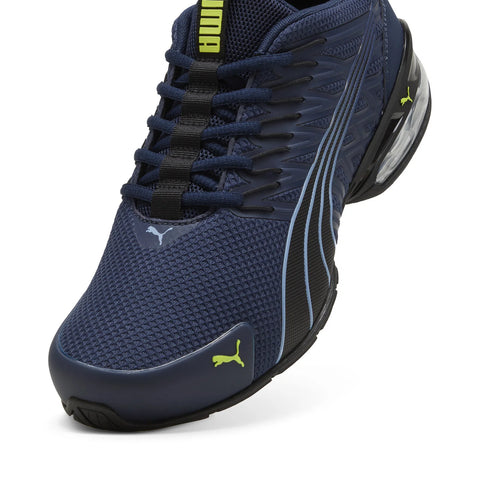 Puma Voltaic Evo 37960103 Mens Blue Mesh Lace Up Athletic Running Shoes