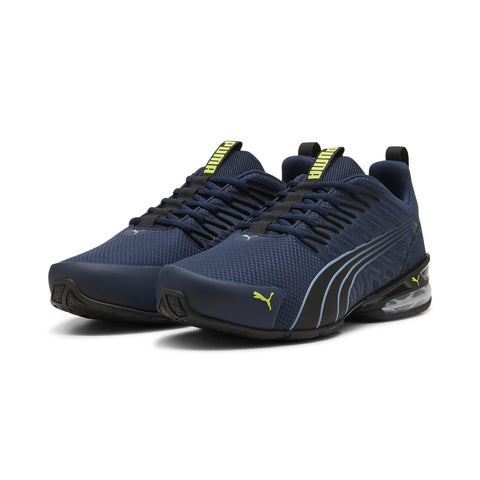 Puma Voltaic Evo 37960103 Mens Blue Mesh Lace Up Athletic Running Shoes