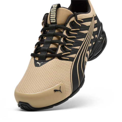 Puma Voltaic Evo 37960113 Mens Brown Mesh Lace Up Athletic Running Shoes