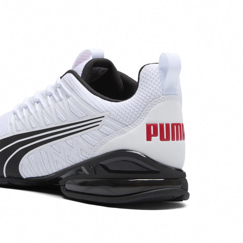Puma Voltaic Evo 37960120 Mens White Mesh Lace Up Athletic Running Shoes