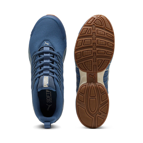 Puma Voltaic Evo 37960124 Mens Blue Mesh Athletic Running Shoes