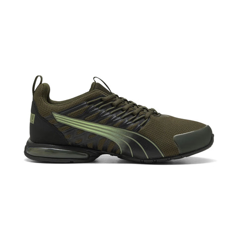 Puma Voltaic Evo 37960125 Mens Green Mesh Lace Up Athletic Running Shoes