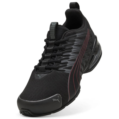 Puma Voltaic Evo 37960126 Mens Black Mesh Lace Up Athletic Running Shoes