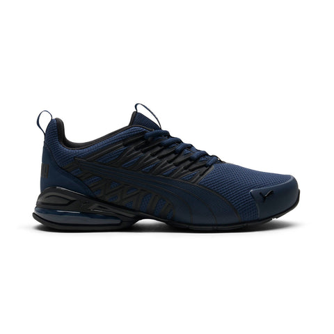 Puma Voltaic Evo 37960129 Mens Blue Mesh Lace Up Athletic Running Shoes