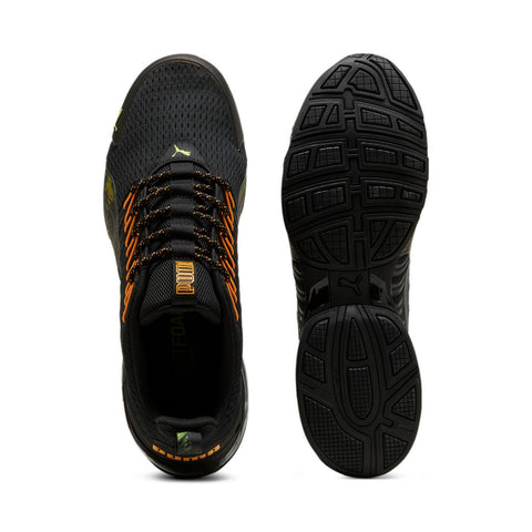 Puma Voltaic Evo Retrofuture 37960201 Mens Black Athletic Running Shoes