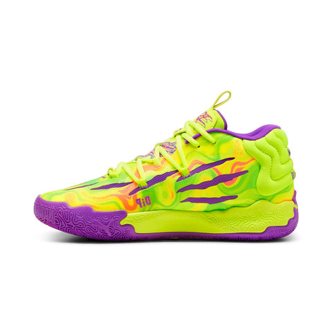 Puma Lamelo Ball MB.03 Spark 37989801 Mens Green Athletic Basketball Shoes