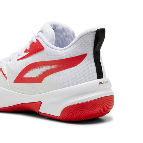 Puma Genetics 37997404 Mens White Mesh Lace Up Lifestyle Sneakers Shoes