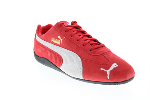 Puma Speedcat LS 38017304 Mens Red Suede Motorsport Inspired Sneakers Shoes