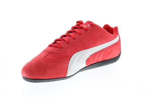 Puma Speedcat LS 38017304 Mens Red Suede Motorsport Inspired Sneakers Shoes