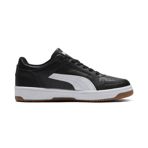 Puma Rebound Joy Low 38074735 Mens Black Leather Lifestyle Sneakers Shoes