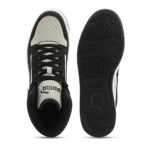 Puma Rebound Layup Nubuck 38127707 Mens Gray Lifestyle Sneakers Shoes