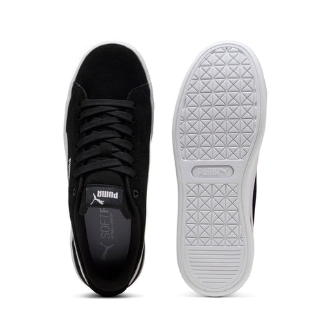 Puma Vikky V3 38302323 Womens Black Suede Lifestyle Sneakers Shoes