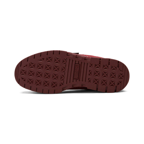 Puma Mayze Velvet 38422301 Womens Red Canvas Lifestyle Sneakers Shoes