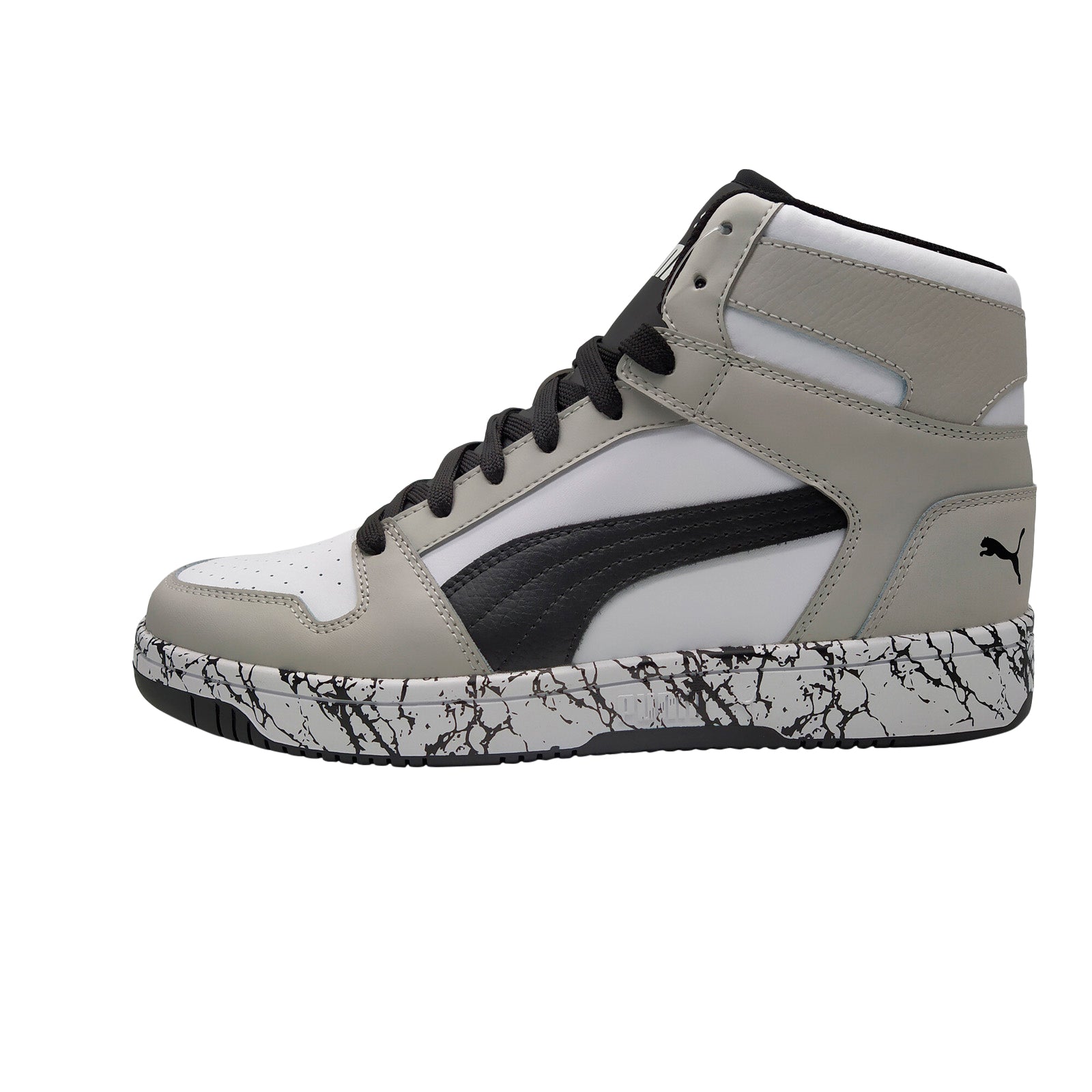 Puma Rebound Layup Atypical 38542501 Mens White Lifestyle Sneakers 