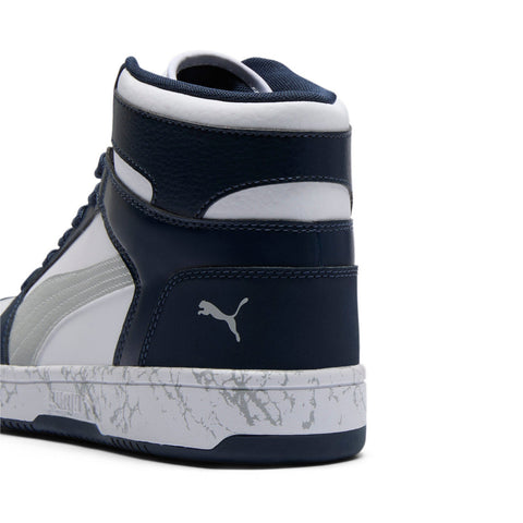 Puma Rebound Layup Atypical 38542502 Mens White Lifestyle Sneakers Shoes