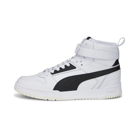 Puma RBD Game 38583901 Mens White Leather Lace Up Lifestyle Sneakers Shoes