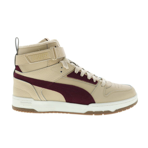 Puma RBD Game Winter 38760405 Mens Beige Leather Lifestyle Sneakers Shoes