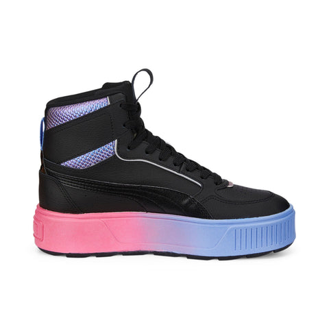 Puma Karmen Rebelle Mid Exotics Womens Black Lifestyle Sneakers Shoes